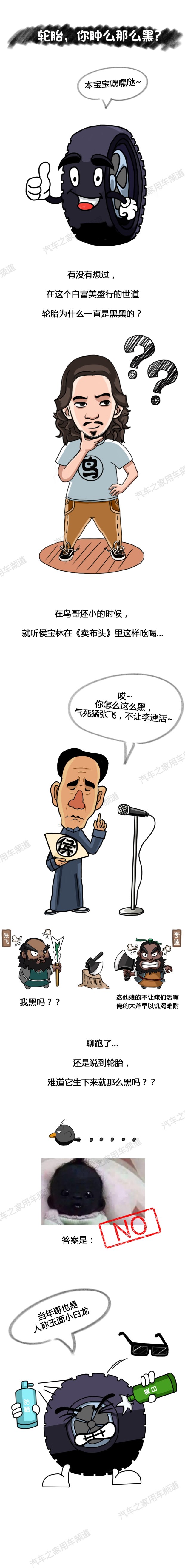 為什么是黑色的？輪胎的顏色不是天生的