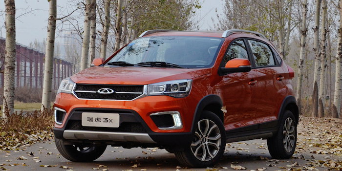 帶4G WIFI的跨界SUV 奇瑞瑞虎3X今晚上市