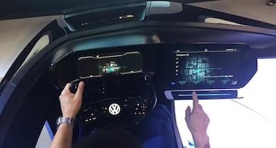 從此開車無需扭頭? 大眾發(fā)布數(shù)字座艙