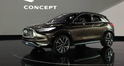 英菲尼迪新一代QX50概念車發(fā)布 搭2.0T