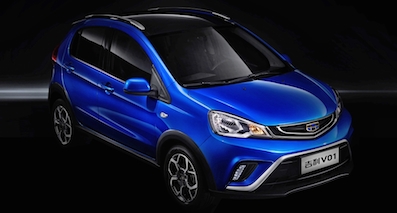 或二季度上市 吉利小型SUV V01官圖發(fā)布