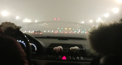 重污染霧霾天又來了 行車要帶好這些“技能包”