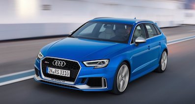 2018款奧迪RS3 Sportback售54600歐元 3月亮相