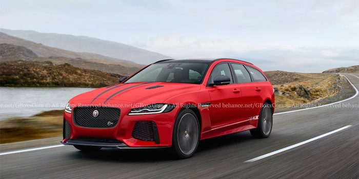 對(duì)標(biāo)RS 6 捷豹XF Sportbrake SVR假想圖