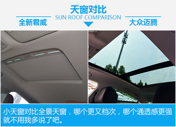 一場(chǎng)不可避免的戰(zhàn)爭(zhēng) 全新君威對(duì)比大眾邁騰-圖6