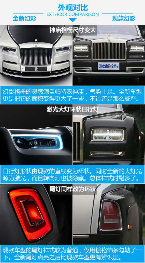 不改變就是最好的 勞斯萊斯幻影新老對比-圖3
