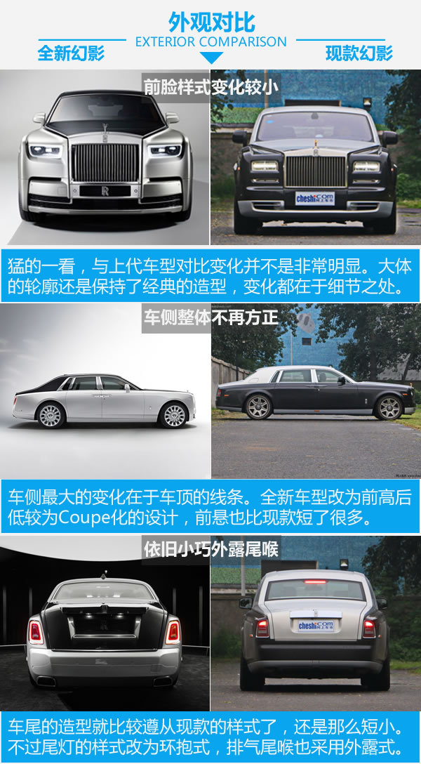 不改變就是最好的 勞斯萊斯幻影新老對比-圖2