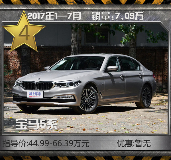 豪華轎車銷量前十 娶媳婦必備/丈母娘看了都說好-圖5
