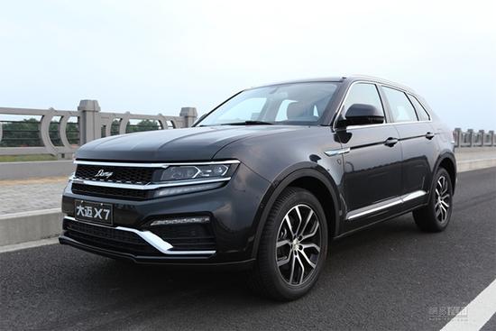 眾泰大邁X7今晚上市 7座版本/8AT車型 