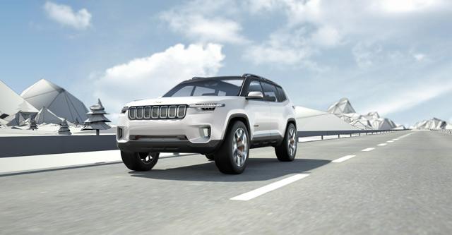 Jeep云圖概念車路試諜照曝光 或亮相2018北京車展