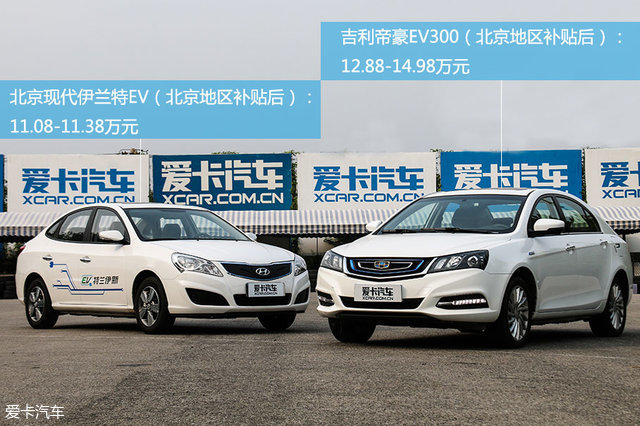 電動汽車；國產(chǎn)對比合資；伊蘭特EV；帝豪EV300