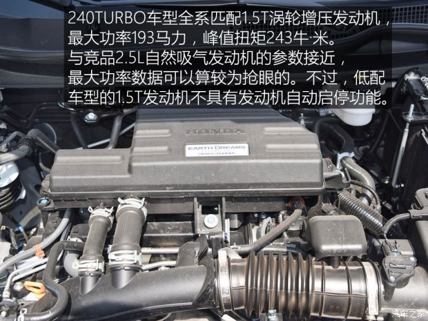 東風本田 本田CR-V 2017款 240TURBO CVT兩驅(qū)舒適版