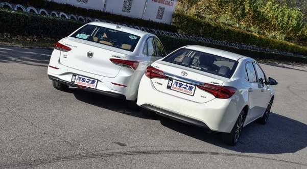 試對比家用車英朗1.3T/雷凌1.2T