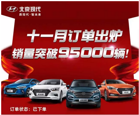 北京現(xiàn)代上月銷(xiāo)量近10萬(wàn) 新一代ix35賣(mài)4千臺(tái)
