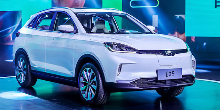 高效智能電動(dòng)SUV 威馬EX5明年三季度上市 