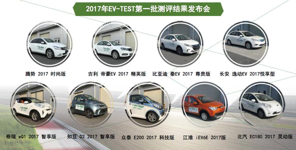 EV-TEST第一批電動汽車專業(yè)測評結(jié)果正式發(fā)布