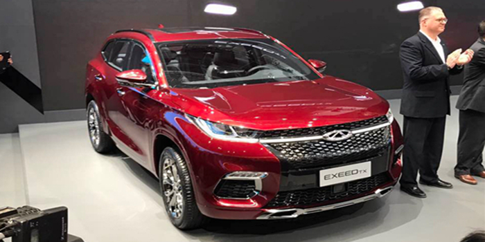 奇瑞EXEED TX將明年4季度上市 搭1.6T動(dòng)力