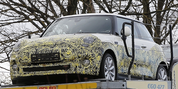2019年推量產(chǎn)車 MINI Electric測試車曝光