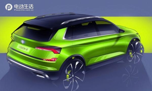 斯柯達(dá)新能源,斯柯達(dá)Vision X，電動(dòng)SUV