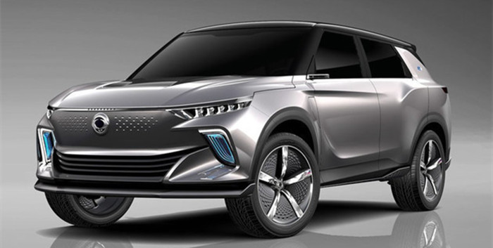 2018日內(nèi)瓦車展 雙龍發(fā)布e-SIV概念車