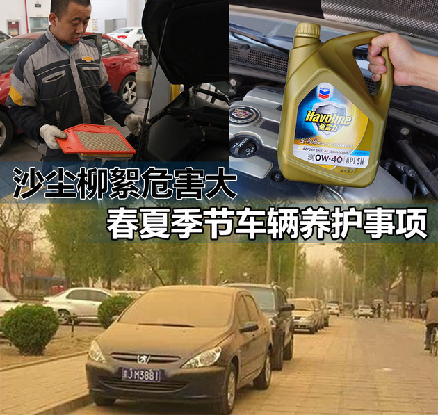 沙塵柳絮危害大 春夏季節(jié)車輛養(yǎng)護(hù)事項(xiàng)