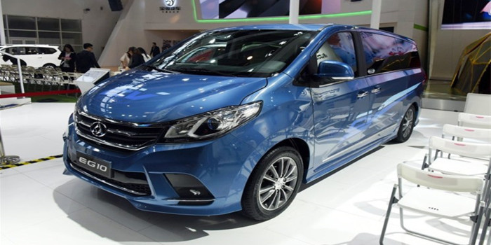 2019款大通EG10成都車展亮相 續(xù)航提升至300km
