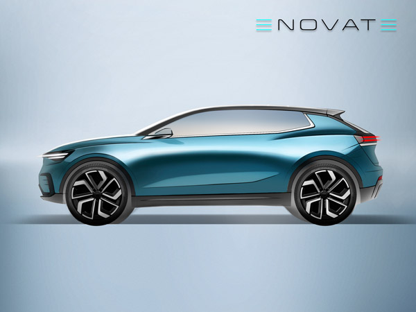 SUV，電咖,電咖ENOVATE，電咖ENOVATE首款產(chǎn)品設(shè)計圖曝光