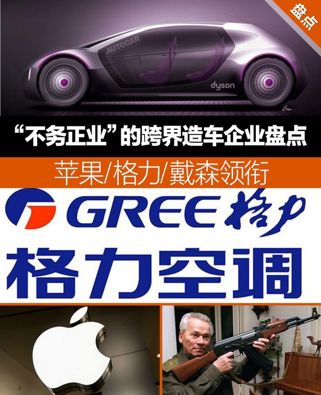 跨界造車,蘋果造車，戴森造車，五糧液造車