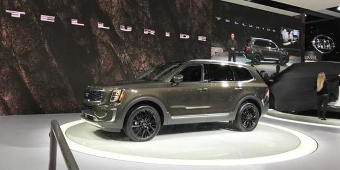 搭3.8L+V6配四驅(qū) 起亞Telluride亮相北美車展