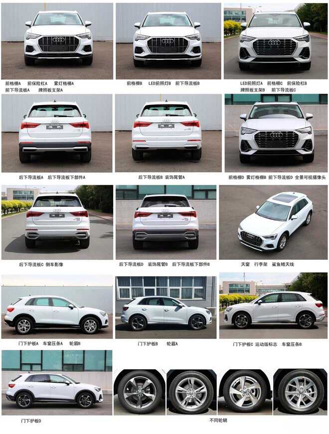 奧迪2019年國內(nèi)新車陣容 e-tron/Q8/全新Q3等車型