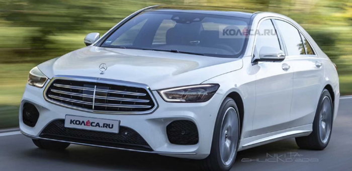 奔馳新一代S級(jí)實(shí)車曝光 將推混合動(dòng)力車型