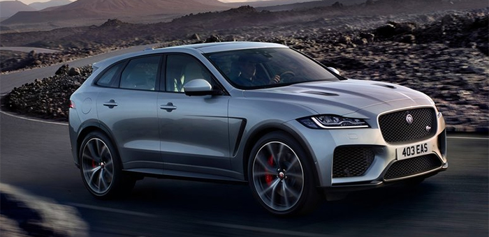 捷豹F-Pace SVR官圖發(fā)布 或售54.34萬元