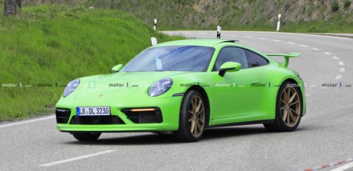 全新保時捷911路試 疑為911 Turbo或GT3？