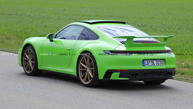新車，全新保時捷911,新車諜照