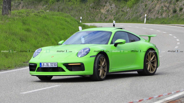新車，全新保時捷911,新車諜照