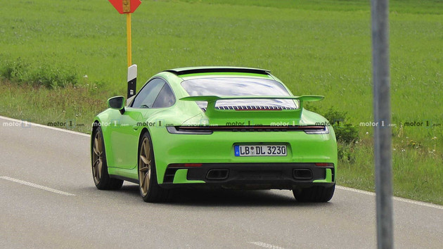 新車，全新保時捷911,新車諜照