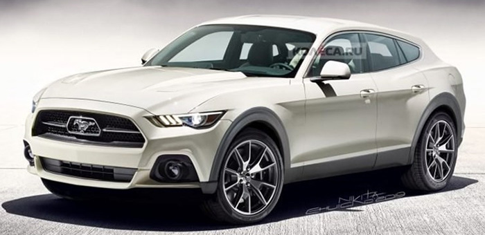 福特Mustang SUV渲染圖曝光 有望2021年量產(chǎn)