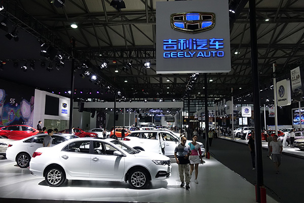 吉利汽車(chē)5月銷(xiāo)量9.03萬(wàn)輛 同比下滑27%