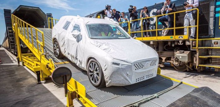 踐行一帶一路 中國制造沃爾沃XC60出口歐洲