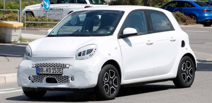 全新Smart諜照曝光 續(xù)航里程為150KM