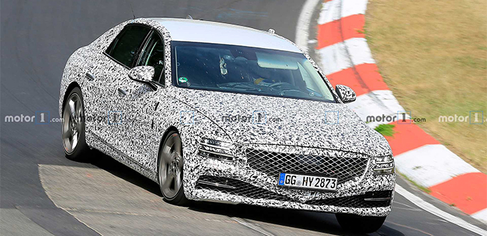全新Genesis G80諜照曝光 將于9月在韓國(guó)發(fā)布