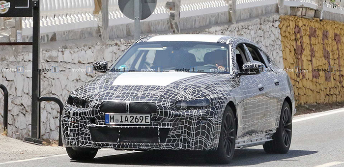 對(duì)標(biāo)特斯拉Model 3 寶馬i4電動(dòng)轎車最新諜照曝光