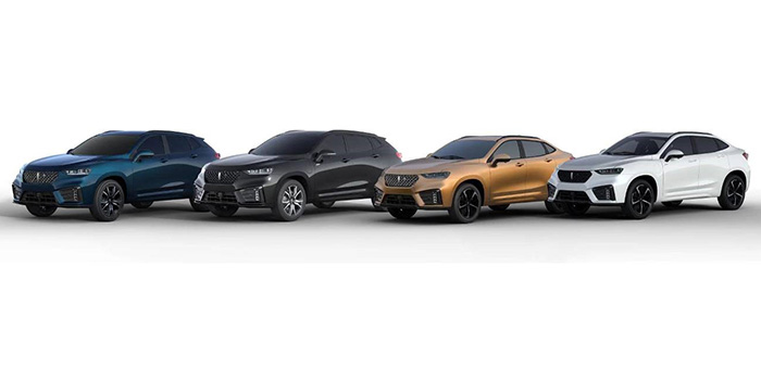 WEY VV7家族官圖發(fā)布 將于成都車展上市 