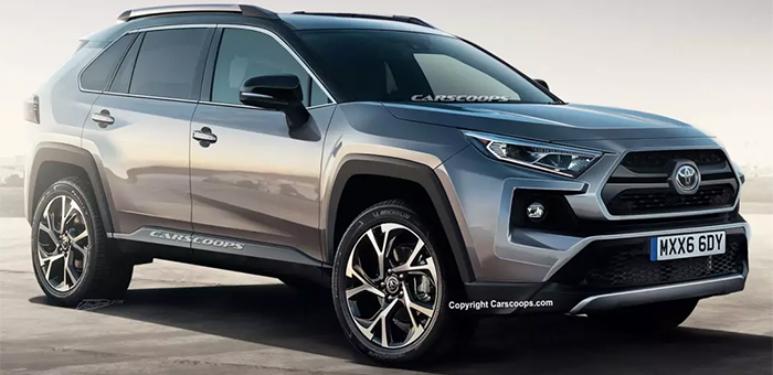 全新豐田RAV4插混版諜照 2021年4月國產(chǎn)