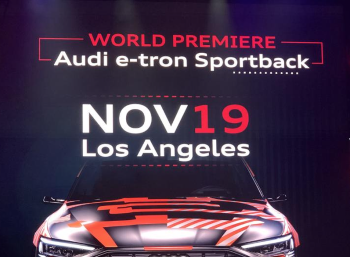 奧迪e-tron Sportback 11月19日洛杉磯首發(fā)