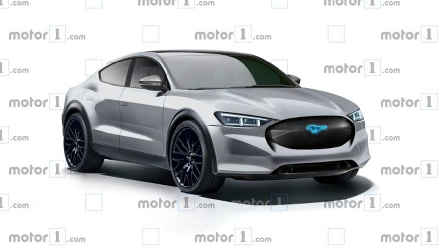 福特跨界電動SUV概念車Mach E 或?qū)?1月亮相