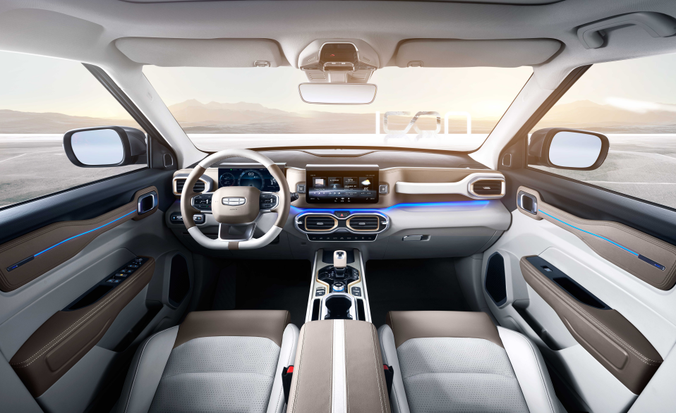 高度還原概念車設(shè)計(jì) 吉利icon內(nèi)飾官圖曝光