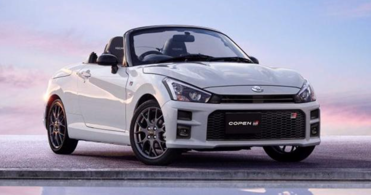 大發(fā)發(fā)布Copen GR Sport量產版車型的官圖