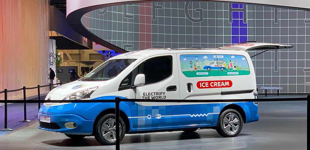 采用純電驅(qū)動 日產(chǎn)e-NV200概念車正式發(fā)布