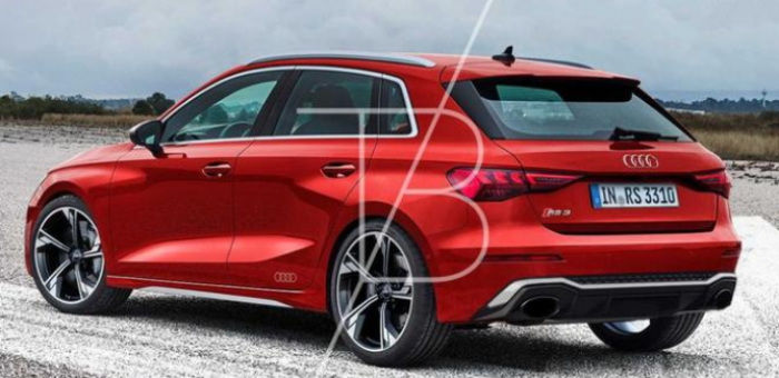 對(duì)標(biāo)M2 新奧迪RS3 Sportback效果圖曝光
